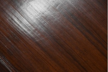 和製アンティーク　希少な古作造り!!　総紫檀(シタン)材　凝った意匠が目を惹く重厚な座卓　(R-079998)