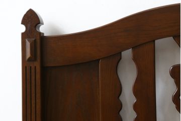 中古　美品　ブランド家具　かわいいデザインの収納付きベンチ(椅子、いす、イス、板座チェア)(R-080009)