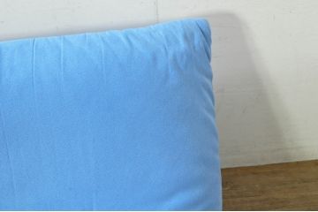 中古　フランス　Ligne Roset(リーン・ロゼ)　ROSETCalin(ロゼカラン)　張り地Lランク　専用イージーカバー付き　12段階リクライニング付き　おしゃれなスチールレッグの1Pソファ(一人掛け、イージーチェア、椅子、イス)(定価約30万円)(R-080030)