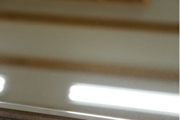 中古　美品　軽井沢彫り　繊細な桜の彫刻が美しい姿見(スタンドミラー、鏡)(R-080037)