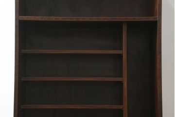 中古　美品　軽井沢彫り　細やかな彫り込みが目を引く下駄箱(シューズボックス、収納棚、戸棚、靴箱、玄関収納)(R-080038)