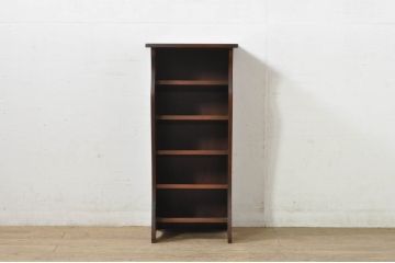 中古　美品　軽井沢彫り　繊細な桜の彫刻が美しいスリッパラック(スリッパ立て)(R-080039)