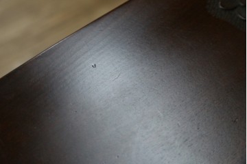 中古　美品　軽井沢彫り　繊細な桜の彫刻が美しいスリッパラック　(R-080039)