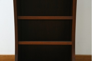 中古　美品　軽井沢彫り　繊細な桜の彫刻が美しいスリッパラック　(R-080039)