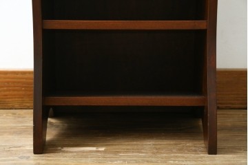 中古　美品　軽井沢彫り　繊細な桜の彫刻が美しいスリッパラック　(R-080039)