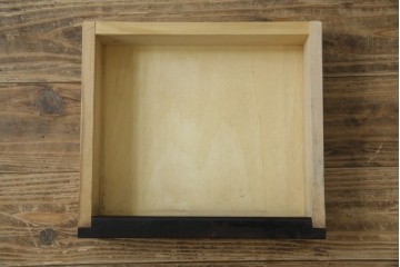 中古　美品!!　軽井沢彫り　細やかな桜の彫刻が美しい鏡台　(R-080041)