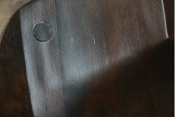 中古　北海道民芸家具　クラシカルな雰囲気を醸し出すスピンドルチェア　(R-080044)