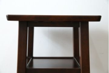 中古　美品　民芸家具　希少モデル　クラシカルなデザインがおしゃれな花台(サイドテーブル、コンソールテーブル、飾り台)(R-080048)