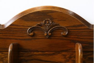 中古　ブランド家具　希少な廃番品!!　三越家具　Brugge(ブルージュ)　温かみのあるデザインが魅力の小振りなデスク(机、ワークデスク、在宅用、簿記机、引き出し)(R-080049)