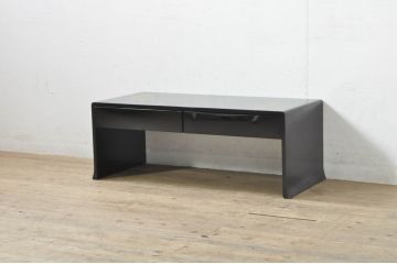 中古　美品!!　輪島塗り　和モダンテイストのお部屋づくりに取り入れたい文机(机、ローテーブル、センターテーブル)(定価約50万円)(R-080050)