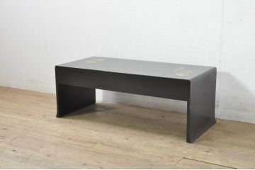 中古　美品!!　輪島塗り　和モダンテイストのお部屋づくりに取り入れたい文机(机、ローテーブル、センターテーブル)(定価約50万円)(R-080050)