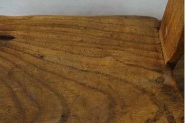 和製ビンテージ　総桐(キリ)材　ほっこりとするような木の味わいが魅力的な民芸スツール　(R-080062)