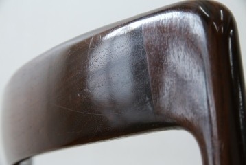 和製ヴィンテージ　希少な廃番品!!　CONDE HOUSE(カンディハウス)　ゴルファーシリーズ　北欧風のおしゃれなデザインが素敵なアームチェア　(R-080063)