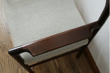 和製ヴィンテージ　希少な廃番品!!　CONDE HOUSE(カンディハウス)　ゴルファーシリーズ　北欧風のおしゃれなデザインが素敵なアームチェア　(R-080063)