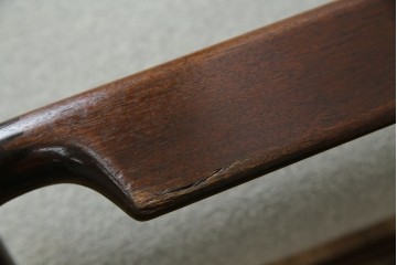 和製ヴィンテージ　希少な廃番品!!　CONDE HOUSE(カンディハウス)　ゴルファーシリーズ　北欧風のおしゃれなデザインが素敵なアームチェア　(R-080063)