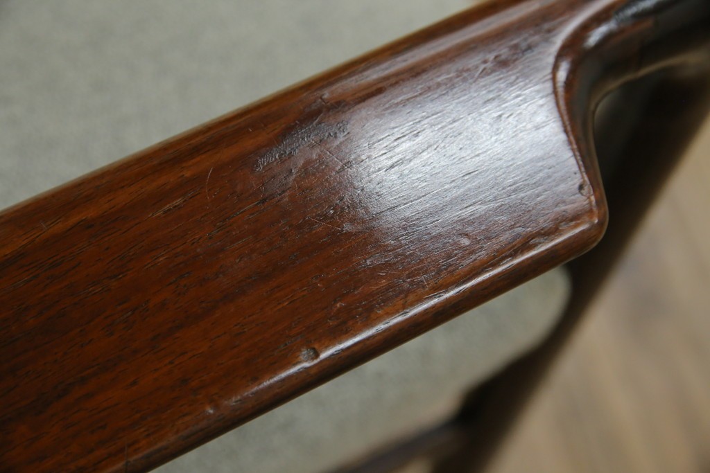 和製ヴィンテージ　希少な廃番品!!　CONDE HOUSE(カンディハウス)　ゴルファーシリーズ　北欧風のおしゃれなデザインが素敵なアームチェア　(R-080063)