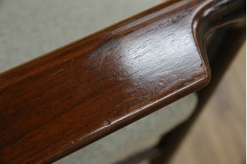 和製ヴィンテージ　希少な廃番品!!　CONDE HOUSE(カンディハウス)　ゴルファーシリーズ　北欧風のおしゃれなデザインが素敵なアームチェア　(R-080063)