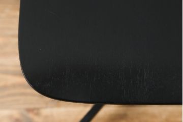 デンマークビンテージ　RABAMI(ラバミ)社　Jorgen Rasmussen(ヨルゲン・ラスムセン)デザイン　Kevi　無駄のないシンプルなデザインがおしゃれなデスクチェア(オフィスチェア、板座チェア、回転チェア、アームレスチェア、ヴィンテージ、北欧)(R-080067)