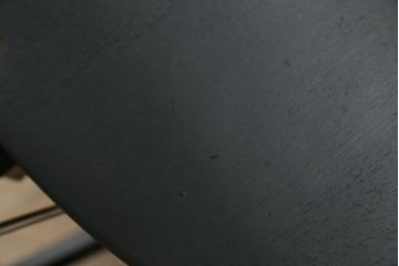 デンマークビンテージ　RABAMI(ラバミ)社　Jorgen Rasmussen(ヨルゲン・ラスムセン)デザイン　Kevi　無駄のないシンプルなデザインがおしゃれなデスクチェア(オフィスチェア、板座チェア、回転チェア、アームレスチェア、ヴィンテージ、北欧)(R-080067)