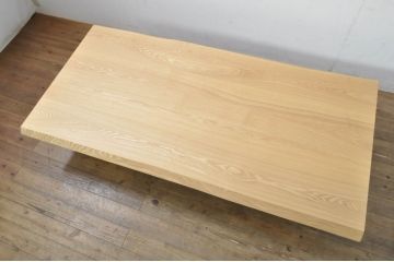 中古　美品　柏木工(KASHIWA)　THE ZEN(座膳)シリーズ　タモ材・オーク材　自然美を感じる木目と堅牢なつくりが魅力の膳テーブル(座卓、ローテーブル、センターテーブル、リビングテーブル)(定価約34万円)(R-080069)