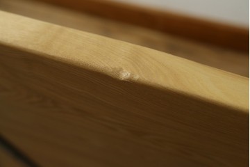 中古　美品　柏木工(KASHIWA)　THE ZEN(座膳)シリーズ　タモ材・オーク材　自然美を感じる木目と堅牢なつくりが魅力の膳テーブル　定価約34万円　(R-080069)