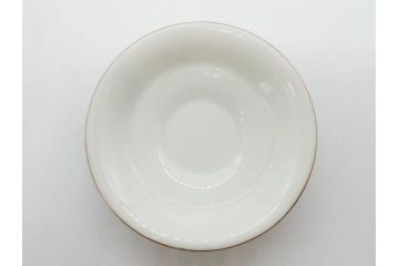 戦前　オールド香蘭社　有田焼　染付　金彩　松　縁周りの繊細な絵付けが目を引く蓋付き碗5客セット(蓋物、湯呑み、湯のみ、煎茶、和食器)(R-080076)