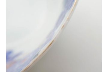 戦前　オールド香蘭社　有田焼　染付　色絵　松竹梅　花　約12cm　3.9寸　料理を引き立ててくれる小鉢4客セット(菊、巻物、深鉢、深皿、和皿、向付、和食器、三寸九分)(R-080077)