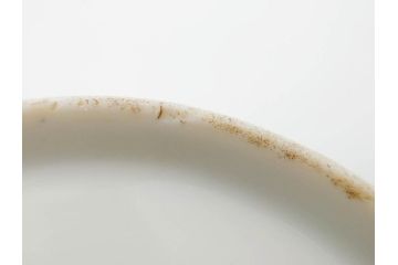 戦前　オールド香蘭社　有田焼　染付　色絵　松竹梅　花　約12cm　3.9寸　料理を引き立ててくれる小鉢4客セット(菊、巻物、深鉢、深皿、和皿、向付、和食器、三寸九分)(R-080077)