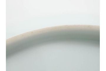 戦前　深川製磁　オールド深川　有田焼　染付　色絵　金彩　菊　約17cm　5.6寸　華やかな気品漂う中皿5枚セット(花、なます皿、和皿、和食器、裏印、五寸六分)(R-080079)
