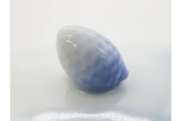 戦前　オールド香蘭社　有田焼　染付　松　気品を感じる湯呑み5客セット(松の実、松ぼっくり、湯のみ、茶器、煎茶、蓋物、蓋付き、金彩、裏印、共箱付き)(R-080084)
