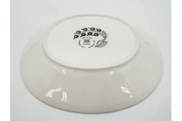 ARABIA FINLAND　paratiisi(パラティッシ)　イエロー　オーバル　約25cm　食卓を明るく彩るプレート3枚セット(果物、フルーツ、花、フラワー、大皿、陶器、北欧、洋食器、アラビア、フィンランド、北欧食器)(R-080086)