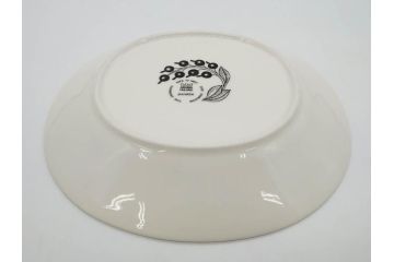 ARABIA FINLAND　paratiisi(パラティッシ)　イエロー　オーバル　約25cm　食卓を明るく彩るプレート3枚セット(果物、フルーツ、花、フラワー、大皿、陶器、北欧、洋食器、アラビア、フィンランド、北欧食器)(R-080086)