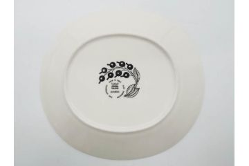 ARABIA FINLAND　paratiisi(パラティッシ)　イエロー　オーバル　約25cm　食卓を明るく彩るプレート3枚セット(果物、フルーツ、花、フラワー、大皿、陶器、北欧、洋食器、アラビア、フィンランド、北欧食器)(R-080086)