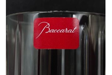 フランス　Baccarat　バカラ　ハーモニーベース/ハッピーアワータンブラーグラス/アラベスク スモールボウル・プレート/ミルニュイ プレート　高級感溢れるバカラ5点セット(フラワーベース、花瓶、花器、花入、花生、深皿、小皿、コップ、フルレッドクリスタルガラス、共箱付き)(R-080089)