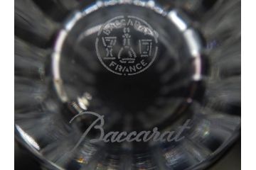 フランス　Baccarat　バカラ　ハーモニーベース/ハッピーアワータンブラーグラス/アラベスク スモールボウル・プレート/ミルニュイ プレート　高級感溢れるバカラ5点セット(フラワーベース、花瓶、花器、花入、花生、深皿、小皿、コップ、フルレッドクリスタルガラス、共箱付き)(R-080089)