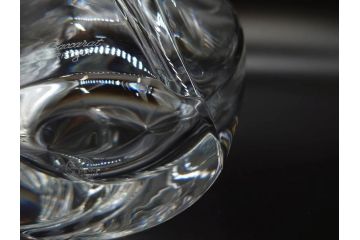 フランス　Baccarat　バカラ　RRigot(リゴット)　高さ 約27cm　エレガントな曲線美が美しいフラワーベース(花器、花生け、花瓶、花入れ、フルレッドクリスタルガラス、共箱付き)(R-080090)