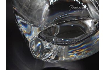 フランス　Baccarat　バカラ　RRigot(リゴット)　高さ 約27cm　エレガントな曲線美が美しいフラワーベース(花器、花生け、花瓶、花入れ、フルレッドクリスタルガラス、共箱付き)(R-080090)
