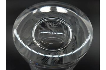 フランス　LALIQUE(ラリック)　ユロット　落ち着いた雰囲気が魅力のオールドファッションタンブラー(フクロウ、梟、サテンクリスタル、グラス、硝子、ガラス、共箱付き)(R-080091)