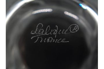 フランス　LALIQUE(ラリック)　ユロット　落ち着いた雰囲気が魅力のオールドファッションタンブラー(フクロウ、梟、サテンクリスタル、グラス、硝子、ガラス、共箱付き)(R-080091)