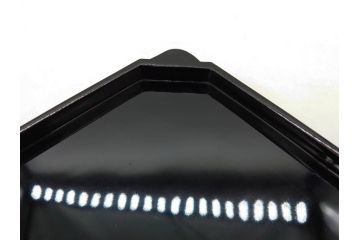 黒江漆器　木製　木皿　菊模様　花のデザインが目を引く小盆5枚セット(漆器、お盆、トレイ、トレー、銘々盆、共箱付き)(R-080093)