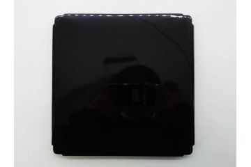 黒江漆器　木製　木皿　菊模様　花のデザインが目を引く小盆5枚セット(漆器、お盆、トレイ、トレー、銘々盆、共箱付き)(R-080093)