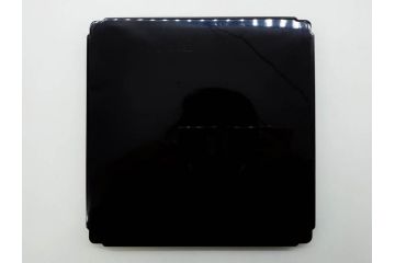 黒江漆器　木製　木皿　菊模様　花のデザインが目を引く小盆5枚セット(漆器、お盆、トレイ、トレー、銘々盆、共箱付き)(R-080093)