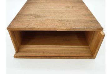 黒江漆器　木製　木皿　菊模様　花のデザインが目を引く小盆5枚セット(漆器、お盆、トレイ、トレー、銘々盆、共箱付き)(R-080093)