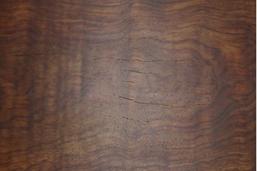 和製ビンテージ　波打つ木目が味わい深いブビンガの小さな一枚板　(R-080105)