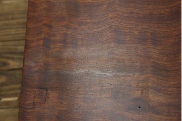 和製ビンテージ　波打つ木目が味わい深いブビンガの小さな一枚板　(R-080105)