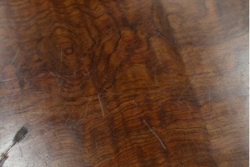 和製ビンテージ　波打つ木目が味わい深いブビンガの小さな一枚板　(R-080105)