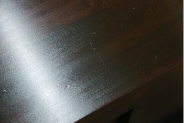 中古　北海道民芸家具　落ち着いた深みのある色合いが美しいサイドボード(サイドキャビネット、戸棚、収納棚)(R-080109)