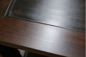 中古　美品　北海道民芸家具　HM105　シンプルモダンなデザインが魅力的な茶棚(茶タンス、収納棚、戸棚、飾り棚)(定価約23万円)(R-080110)