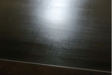中古　美品　北海道民芸家具　HM105　シンプルモダンなデザインが魅力的な茶棚(茶タンス、収納棚、戸棚、飾り棚)(定価約23万円)(R-080110)