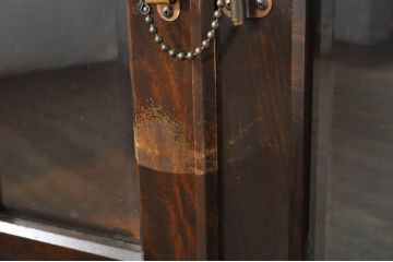 中古　希少な廃番品　北海道民芸家具　和洋どちらにも取り入れやすい、落ち着いた雰囲気が魅力のサイドボード(キャビネット、収納棚、戸棚、食器棚)(R-080111)
